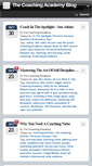 Mobile Screenshot of coachingacademyblog.com