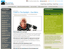 Tablet Screenshot of coachingacademyblog.com